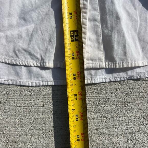 Vintage 80s 90s Cowgirl Western Yoke Blue Black Scrolling Bib Button Up Shirt L - Picture 6 of 6